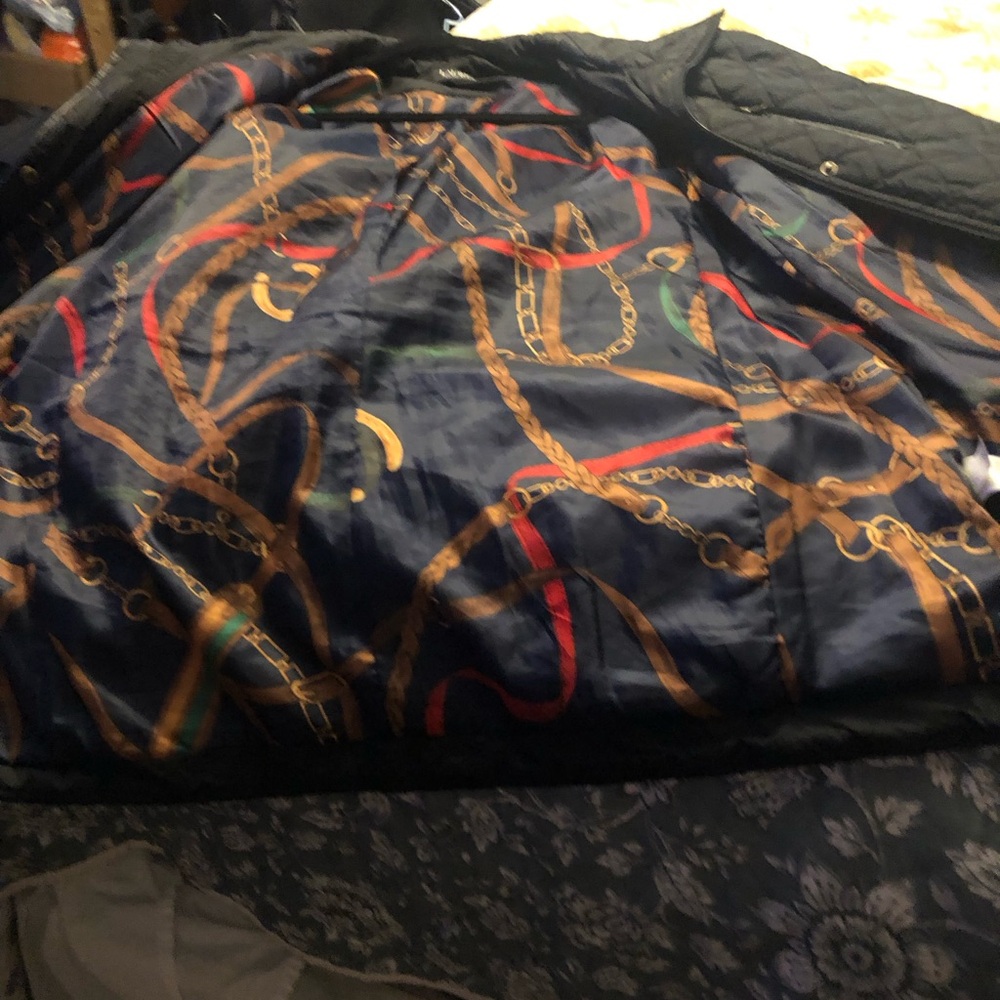 Lauren Ralph Lauren Quilted Black Jacket - Picture 13 of 16